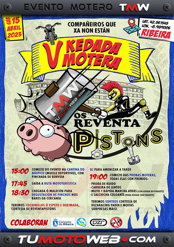 V Kedada Motera Os ReventaPistóns 2023