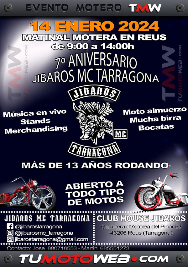 VII Aniversario Jibaros MC Tarragona 2024