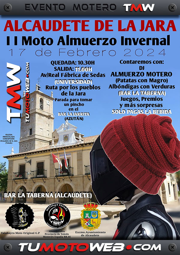 II Motoalmuerzo Invernal Alcaudete de La Jara 2024