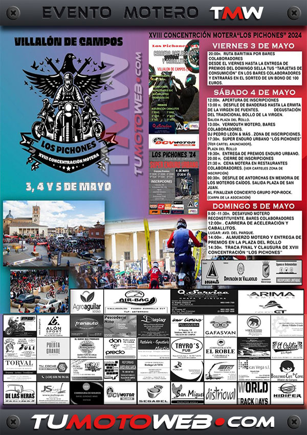XVIII Concentración Motera Los Pichones 2024