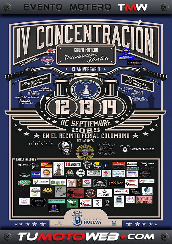 IV Concentración Grupo Motero Descubridores Huelva 2025