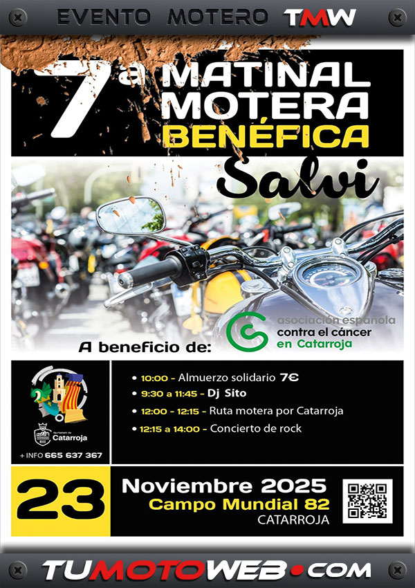 VII Matinal Motera Benéfica Salvi 2025