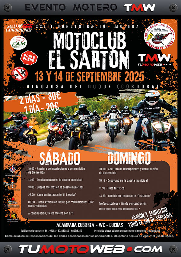 XXIII Concentración Motera El Sartón 2025