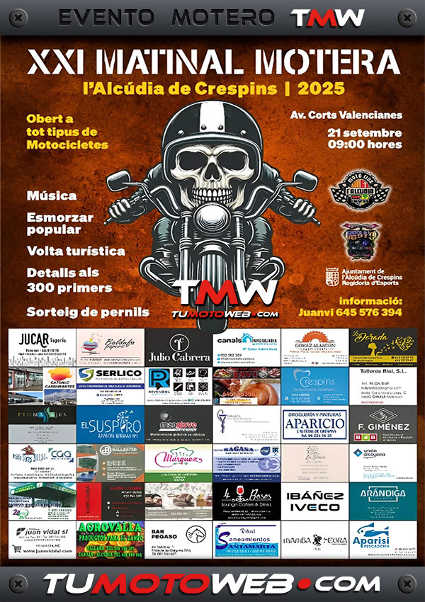 XXI Matinal Motera L’Alcuadia de Crespins 2025