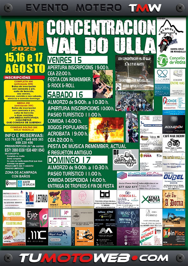 XXVI Concentración Motera Val Do Ulla 2025