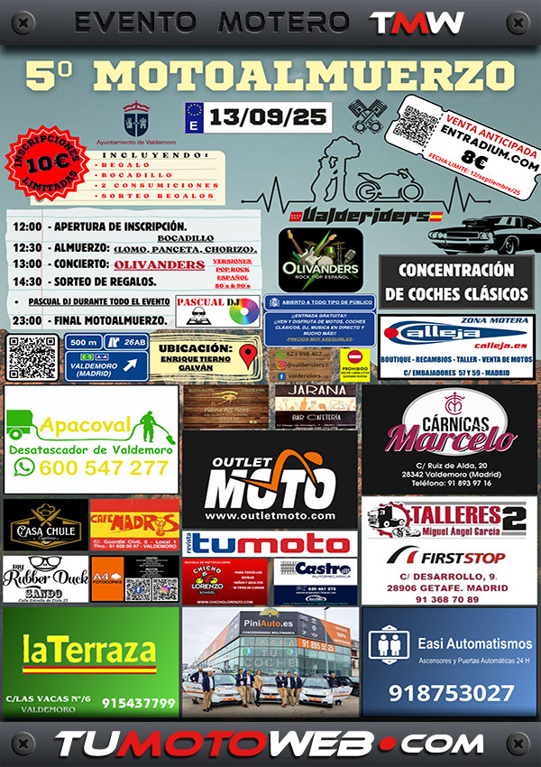 V Motoalmuerzo Valderiders 2025