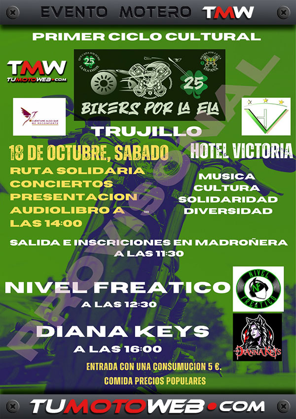 I Ciclo Cultural Bikers Por La ELA 2025