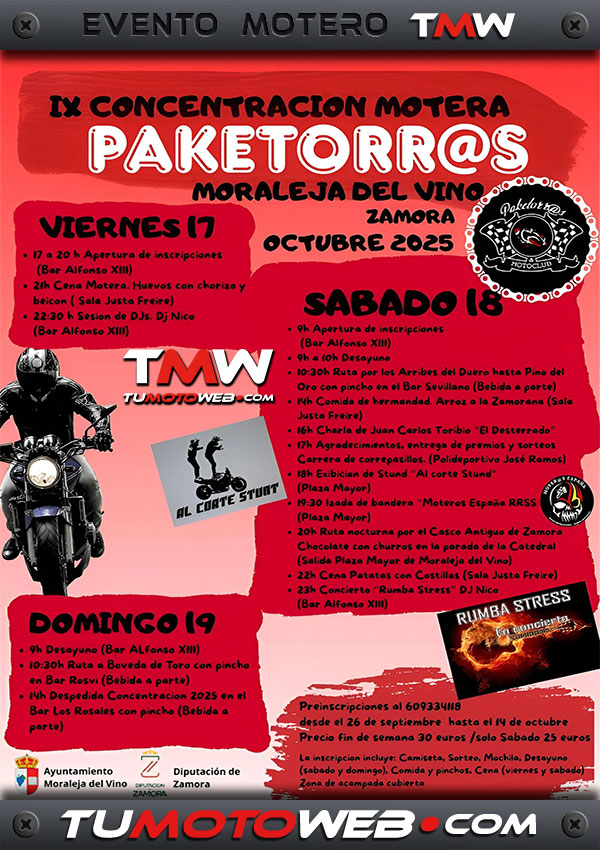 IX Concentración Motera Paketorr@s 2025