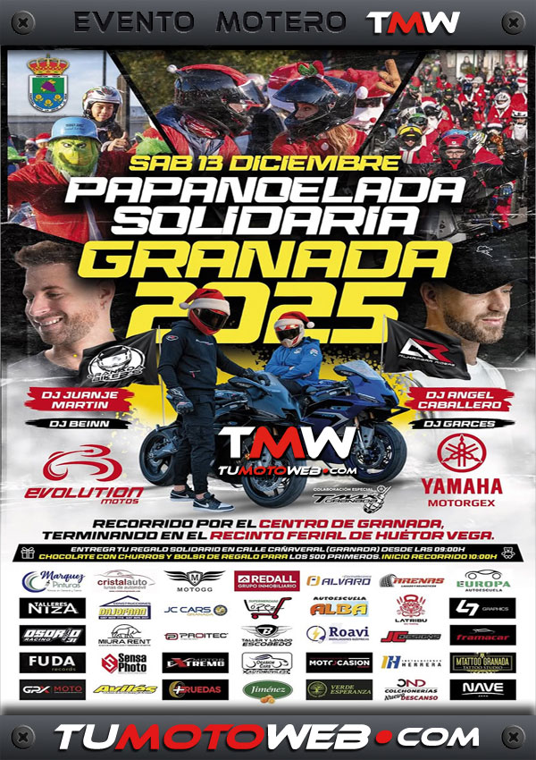 Papanoelada Motera Solidaria Granada 2025