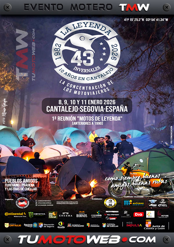 Concentración Motorista Invernal Internacional LA LEYENDA CONTINÚA 2026