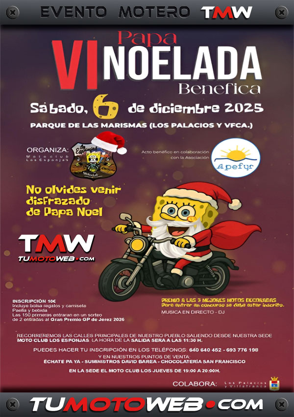 VI Papanoelada Motera Los Esponjas 2025