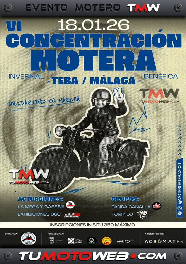 VI Concentración Motera Invernal Benéfica Teba 2025